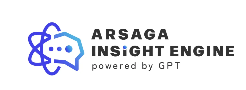 ARSAGA INSIGHT ENGINE powered by GPT　ロゴ