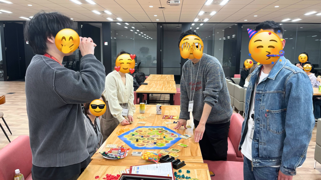 ボードゲームの様子　アルサーガ