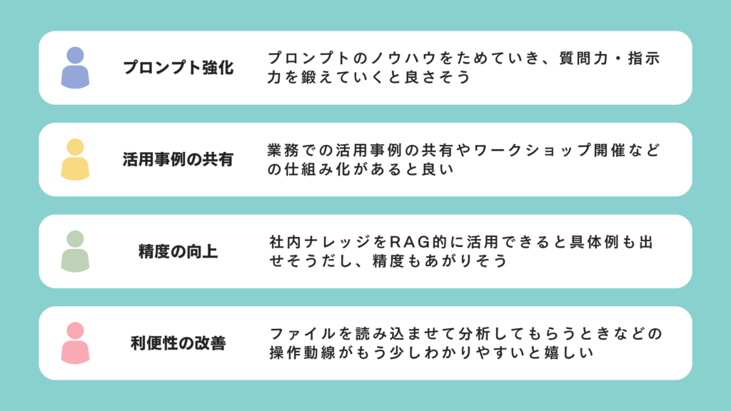 コンサルタントの声